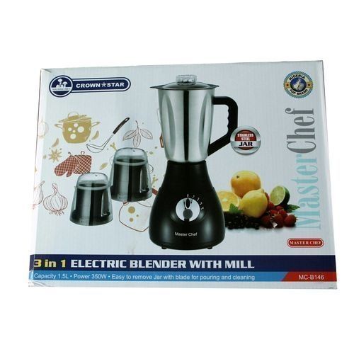 product_image_name-Master Chef-MASTER CHEF/CROWN STAR 3 IN 1 Electric Blender-1