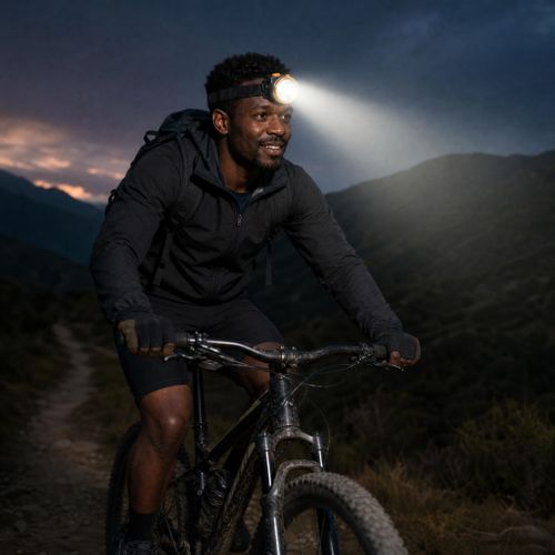 Generic 50W Heavy Duty LED Headlamp Long Range Rechargeable Torch - image 3
