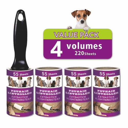 product_image_name-BiChu-4-in-1 adhesive hair remover, tearable adhesive hair remover, pet hair super adhesive hair remover, portable hair remover, used for furniture, carpets, clothes, easy removal of dog and cat hair-1