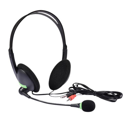 Generic 3.5mm PC Computer Headset With Mic Microphone Noise