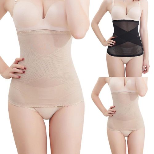 Generic (black 2XL)Waist Trainer Body Shaper Tummy Slimming Corset Underwear  For Women Modeling Strap JIN