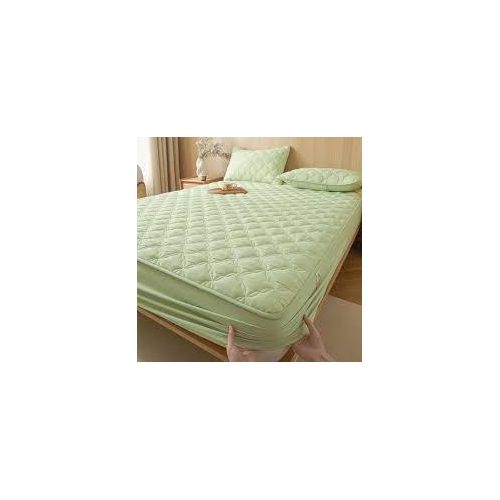 Generic Waterproof Bed Spread Mattress Protector Cover 6x6 with Free Gift - image 2
