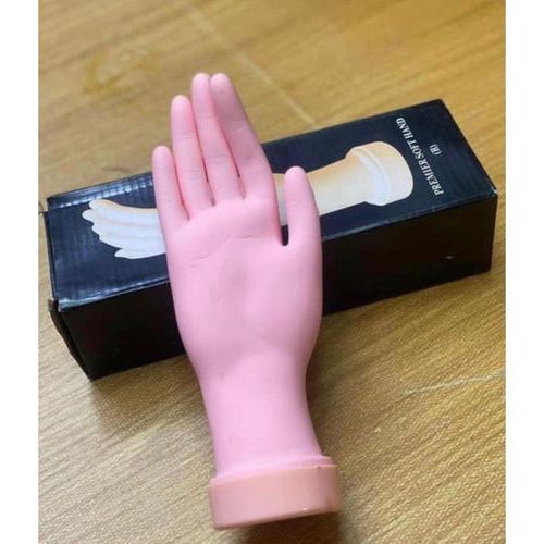 product_image_name-Fashion-Bendable Practice  Hand, For Gel Polish.-1