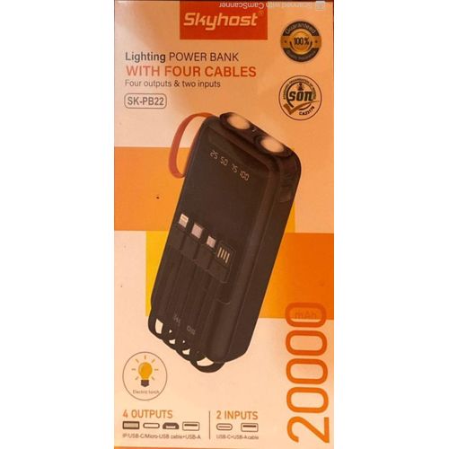 product_image_name-Sky host-Skyhost 20,000mAh Power Bank with Touch Light & Fast Charging-1