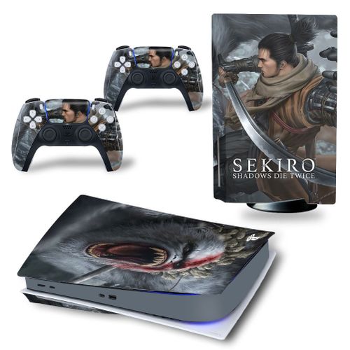 Generic For PS5 Disk SEKIRO Twice PVC Skin Vinyl Sticker Decal