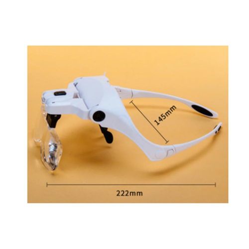 10x 15x 20x 25x Magnification, Adjustable Led Light Loupe For