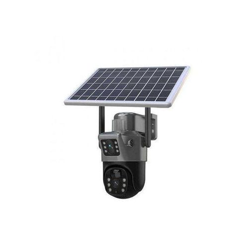 product_image_name-Generic-Solar Powered Dual Lens PTZ CCTV Camera V380-1