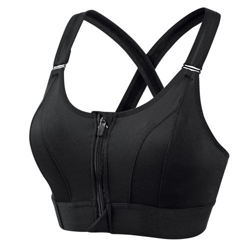 Fashion Ladies Nursing Mother Sports/Gym Bra Top (Black)