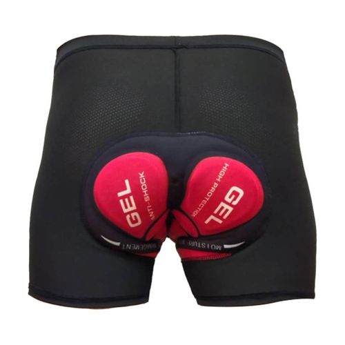 Generic Premium Cycling Padded Shorts Padding Underwear 3D Undershorts Red  S
