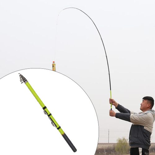 Generic Carbon Fiber Telescopic Fishing Rod Ultralight Sea Rod