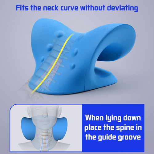 Dropship Neck And Shoulder Relaxer; Cervical Traction Device For