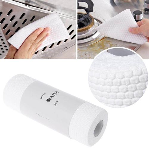 50PcsRoll Disposable Dish Cloth Home Cleaning Towels Kitchen