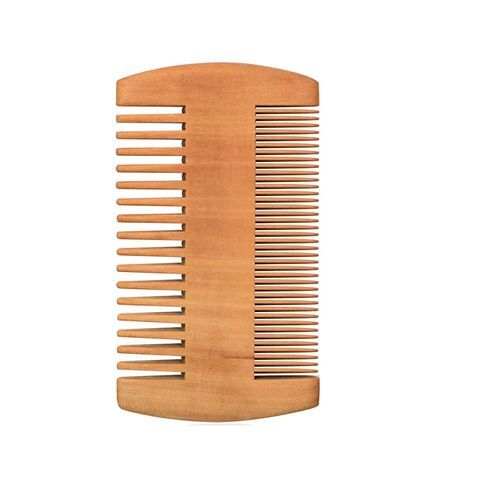 Generic Portable Wooden Dualsided Comb - For Beards And Mustaches - image 2