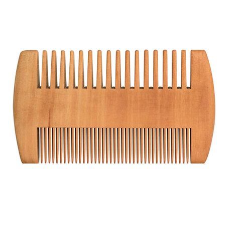 Generic Portable Wooden Dualsided Comb - For Beards And Mustaches - image 3