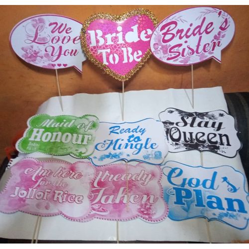 product_image_name-Generic-10pcs Bride To Be Sticker+Wooden Stand "Decorate Special Day-7