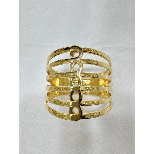 product_image_name-Modex-Multi-Layer Gold-Toned Statement Cuff Bracelet-1