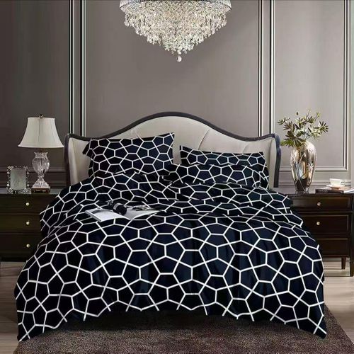 Generic LUXURY COTTON  FLORAL BEDSHEET SET With 4 Pillowcases(Soft Bedding)