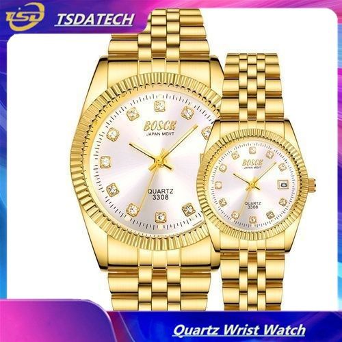 product_image_name-Fashion-Top Luxury Lovers' Couple Gold Watches-2