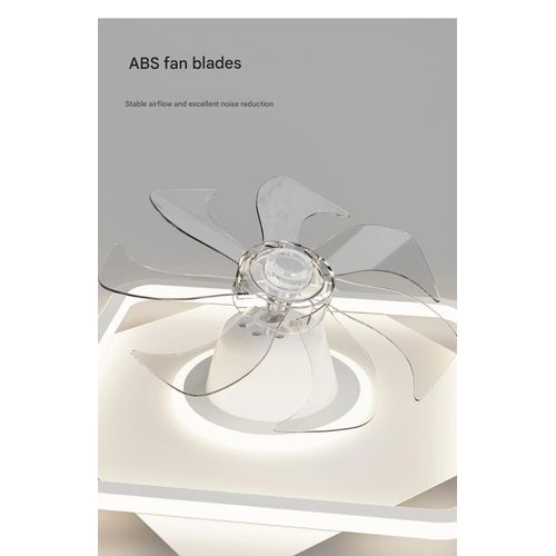 product_image_name-Generic-Ceiling Light with Portable Fan + Remote Control - 64W - 600*600mm - White-3