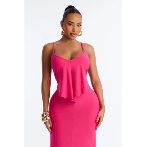 Fashion Selena Backless Drape Maxi Dress - image 3