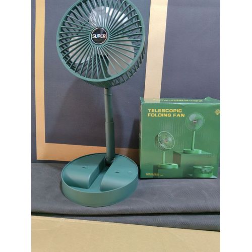 Generic TELESCOPIC FOLDABLE AND RECHARGEABLE FAN Jumia Nigeria