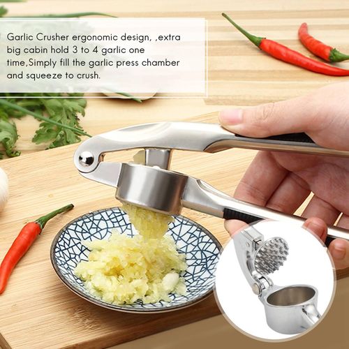 Dropship Garlic Press Rocker; Stainless Steel Garlic Crusher