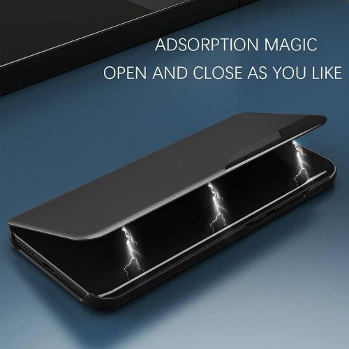 XIAOMI REDMI NOTE 14 PRO PLUS Smart View Leather Flip Case with Clear Display Window & Foldable Stand - image 4