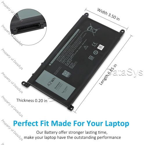 DELL Chromebook 11 3189 Series Laptop Battery: (11.4V 42Wh). Compatible Part/Model Codes - 51KD7 - image 5