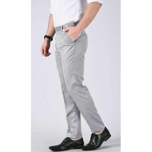 Fashion Men's Smart Corporate Quality Ash Trouser (Men's Quality Plain ...