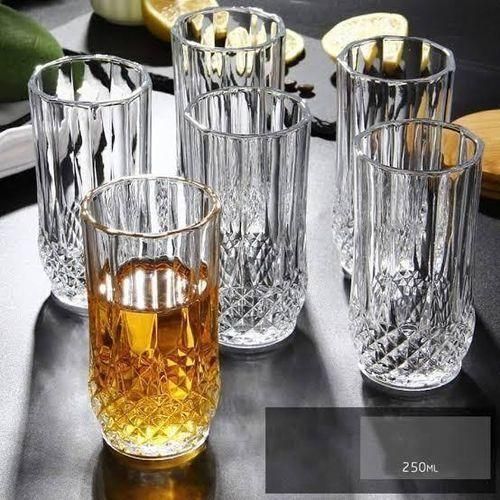 Generic Set of 6 New Crystal Design Easy to clean