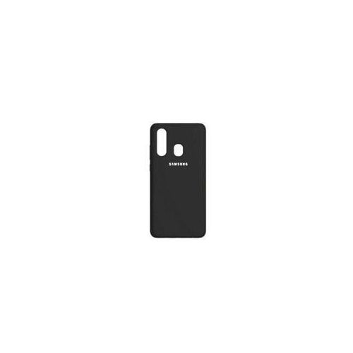 Samsung Galaxy A20e Luxury Soft Design Camera Protect Black Silicon Back Case