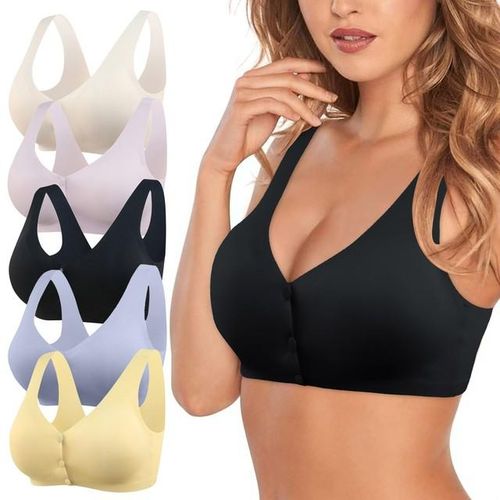 Generic Women Front Closure Bra Racerback Plus Size Unlined