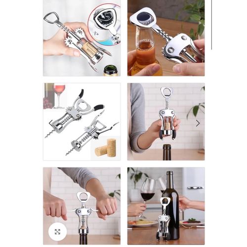 Generic 1PC HIGH QUALITY STAINLESS STEEL PREMIUM WING CORKSCREW - image 2