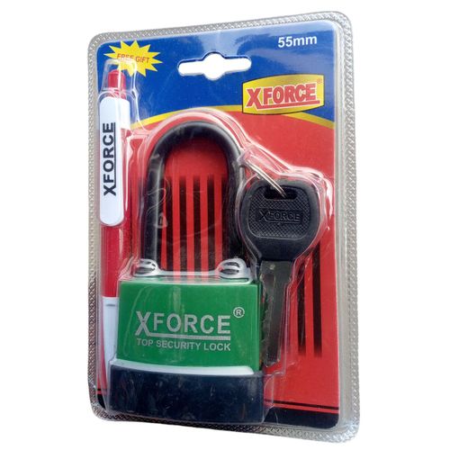 product_image_name-XFORCE-55mm Top Security Pad Lock - Green-1