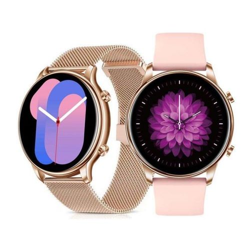Generic Rose Gold Premium Mesh Strap Smartwatch