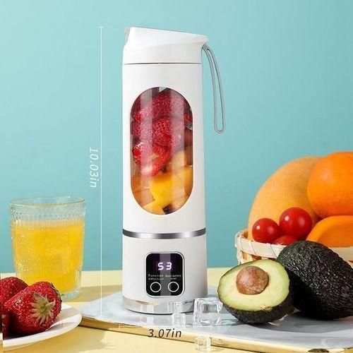 product_image_name-Generic-Portable Fruit Juicer with 8 Blade Home USB Rechargeable Large Capacity with Digital Display-2
