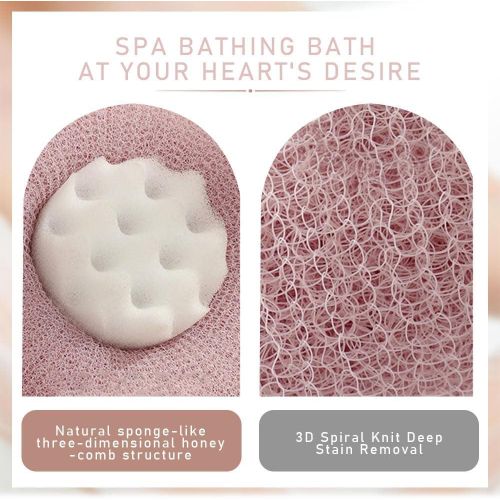 product_image_name-Generic-2-in-1 Sunflower Bath Ball, Super Soft Sunflower Suction Cup Bath Ball, Exfoliating Bath Sponge Cleaning Brush with Suction Cup, Shower Sponges for Women Men (4 PCS)-4