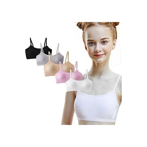 Fashion Girls Bra Top For Teenagers 6 In 1 Different Colors