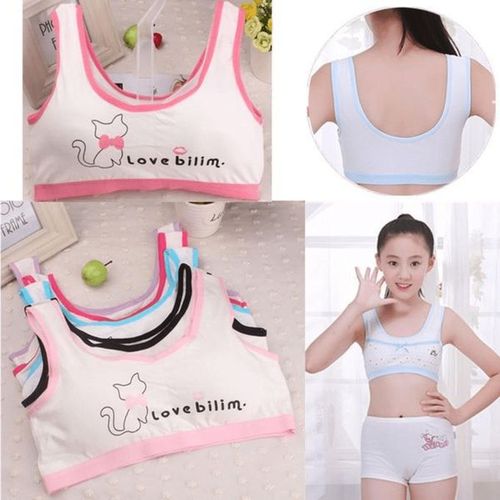 Fashion Girls Bra Top For Teenagers 6 In 1 Different Colors