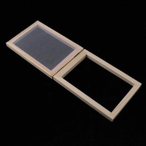 Wooden Paper Making Mould Frame Screen for Handmade Paper Art 