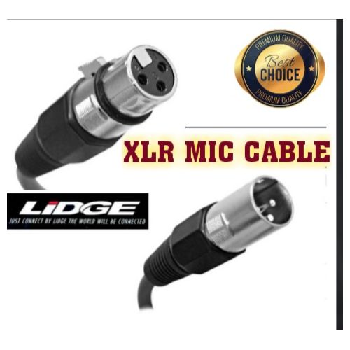 product_image_name-Generic-XLR Male To Female Microphone Mixer Cable - 10 Meters-2