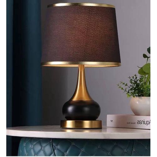 Generic Modern Dual-Tone Gold & Black Accent Table Lamp