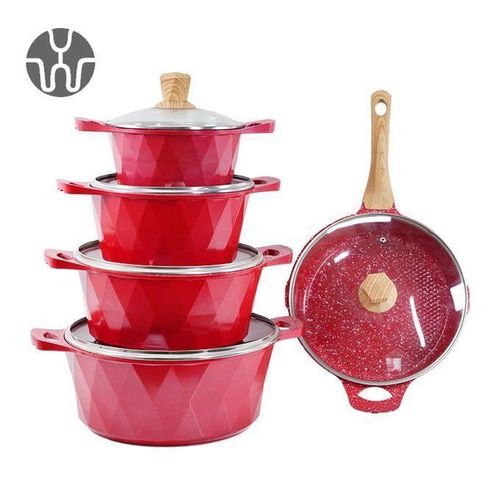 product_image_name-Generic-Granite 10 Sets Non-stick Die Cast Cookware And Pot-2