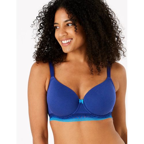 Buy SOUMINIE Women's Full Cup Non Padded Non Wired Bra (Pack of 3)  (SLY931-BL-MG-PK-3PC-CT_Magenta_42D) at