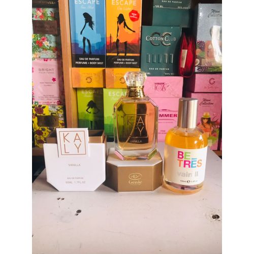 product_image_name-Generic-Kaly Vanilla EDP Perfume Natural Spray 50ml And Be-Tres Vanilla 100ml-1