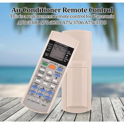 Panasonic And National Air Conditioner (AC) Replacement Remote - image 2