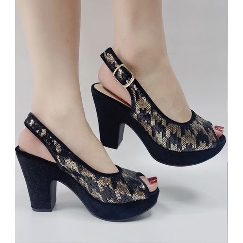 Buy Nude Heeled Sandals for Women by CATWALK Online | Ajio.com