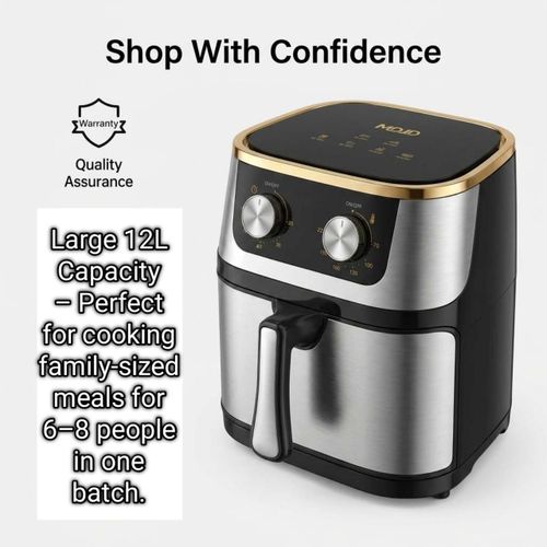 Generic 12l 1400w 0–60 minute timer Air Fryer - image 6
