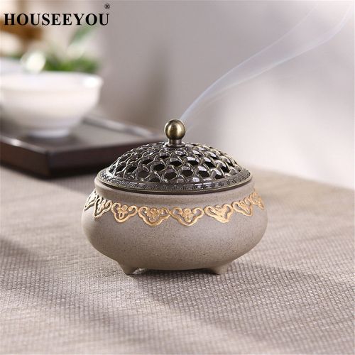 Generic Ceramic Mosquito Repellent Incense Burner Coil Aroma Censer