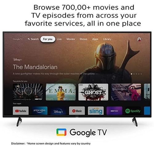 Sony BRAVIA 55'' 4K X-Reality Pro Ultra HD Google TV - Frameless - image 3